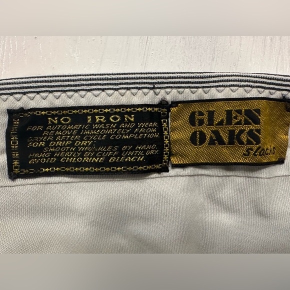 Glen Oaks No Iron Gray Pinstripe Dress Pants ~33x29 - Picture 14 of 14
